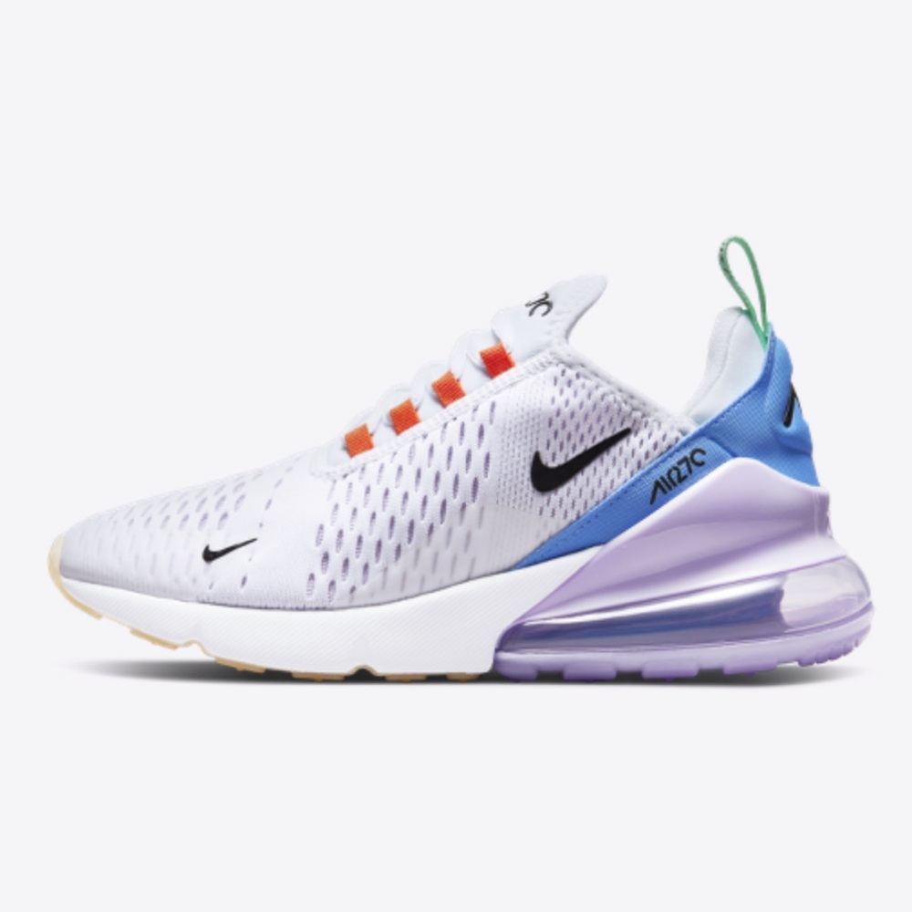 Nike Air Max 270 Women's Shoes with Light Purple Heel